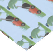 Nappe Drôle grenouille verte tondre la pelouse dessin (Angle)