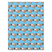 Nappe Drôle joyeux dessin animé de chien de carlin (Devant)