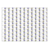 Nappe Drôle lézard chantant avec bande dessinée de micro (Devant (Horizontal))