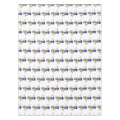 Nappe Drôle lézard chantant avec bande dessinée de micro (Devant)