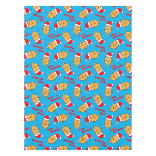 Nappe Drôle Noël Tamales Motif (Devant)