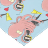 Nappe Drôle pieuvre embrasse plongeur dessin animé humou (Angle)