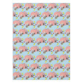 Nappe Drôle pieuvre embrasse plongeur dessin animé humou (Devant)