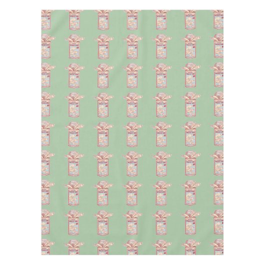 Nappe Drôle poisson en conserve (Devant)