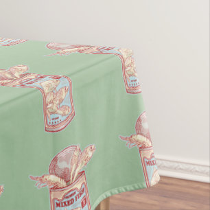 Nappe Drôle poisson en conserve