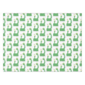 Nappe Drôle serpent vert avec caricature maraca (Devant (Horizontal))