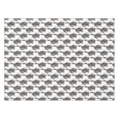 Nappe Drôle wildebeest tourner dessin animé illustration (Devant (Horizontal))