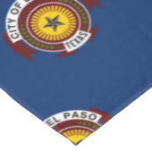 Nappe du drapeau de la ville d'El Paso, Texas (Angle)