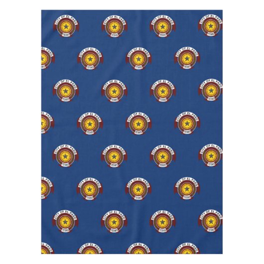Nappe du drapeau de la ville d'El Paso, Texas (Devant)