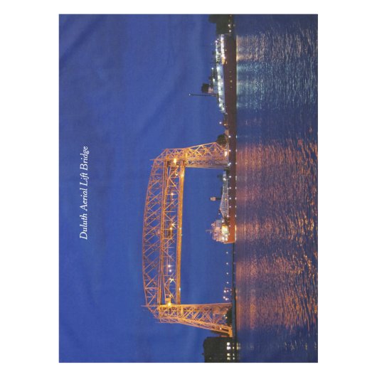 Nappe Duluth Aerial Lift Bridge & John G. Munson (Devant)