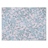 Nappe Dusky Pink Dusty Blue Cherry Blossoms (Devant (Horizontal))