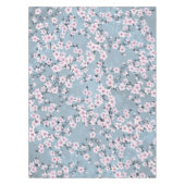 Nappe Dusky Pink Dusty Blue Cherry Blossoms (Devant)