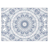 Nappe Dusty Blue Floral Mandala  (Devant (Horizontal))