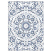 Nappe Dusty Blue Floral Mandala  (Devant)