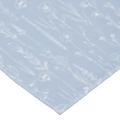 Nappe Dusty Blue Wildflower Baby Shower Tablecloth (Angle)