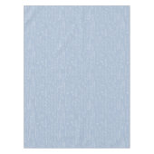 Nappe Dusty Blue Wildflower Baby Shower Tablecloth (Devant)