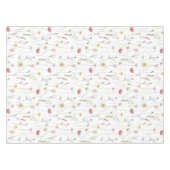 Nappe Dusty Pink Watercolor Wildflower (Devant (Horizontal))