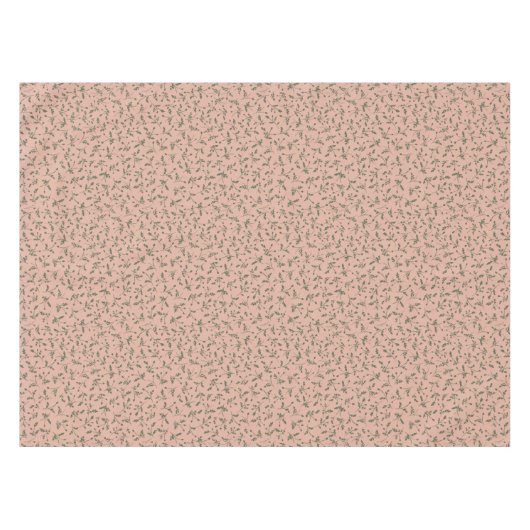 Nappe Dusty Rose Modern Farmhouse Daisy Buds Pattern (Devant (Horizontal))