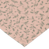 Nappe Dusty Rose Modern Farmhouse Daisy Buds Pattern (Angle)