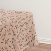 Nappe Dusty Rose Modern Farmhouse Daisy Buds Pattern (In Situ)