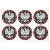 Nappe Eagle polonais rond (Devant (Horizontal))