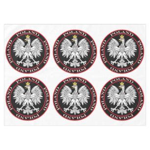 Nappe Eagle polonais rond