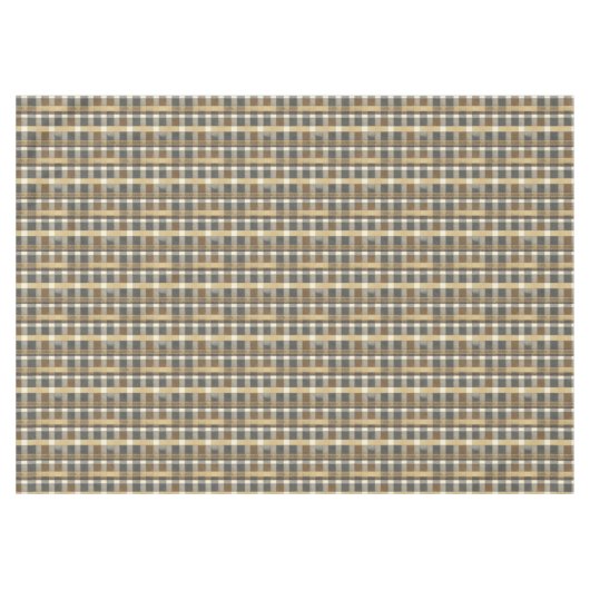 Nappe Earth Tones Gold Christmas Motif#7 ID1009 (Devant (Horizontal))