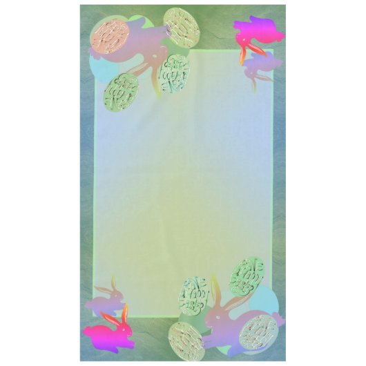 Nappe Easter Bunny & Eggs Tablecloth (Devant)