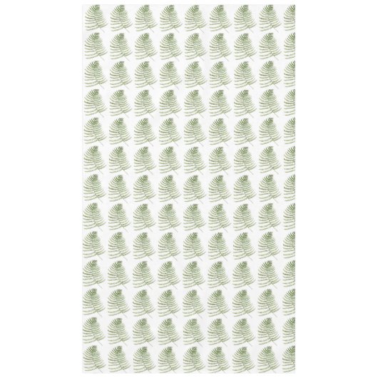 Nappe Eau botanique motif feuille ferne (Devant)