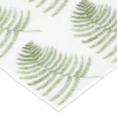Nappe Eau botanique motif feuille ferne (Angle)