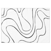 Nappe Ebb et flux 2 - Noir et blanc (Devant (Horizontal))