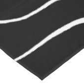 Nappe Ebb et flux 2 - Noir sur blanc (Angle)