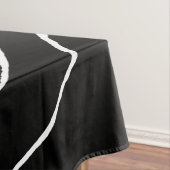 Nappe Ebb et flux 2 - Noir sur blanc (In Situ)