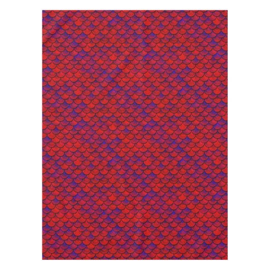 Nappe Échelles rouge et violet (Devant)