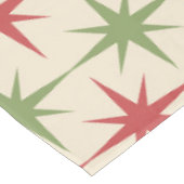 Nappe Éclats atomiques rouges et verts de Noël du milieu (Angle)