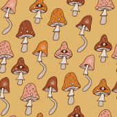 Nappe Éclectique Rétro Tons Chauds & Teintes Douce