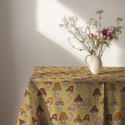 Nappe Éclectique Rétro Tons Chauds & Teintes Douce