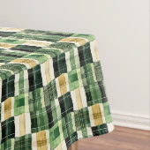 Nappe Écossais patchwork émeraude (In Situ)