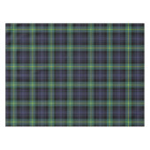 Nappe écossais Plaid Tartan Motif vert pourpre jaune (Devant (Horizontal))