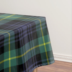 Nappe écossais Plaid Tartan Motif vert pourpre jaune