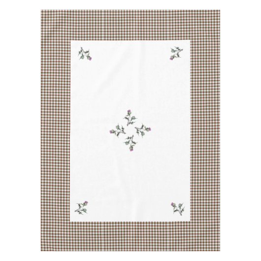 Nappe écossaise de motif de chardon Stuart de clan (Devant)