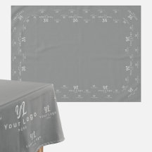 Écran de salon Silver Custom Business Logo