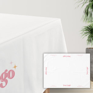 Nappe Écran d'événements de marque du logo de l'entrepri