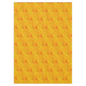 Nappe Écrasement d'abricot chic floral abstrait (Devant)