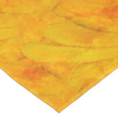 Nappe Écrasement d'abricot chic floral abstrait (Angle)