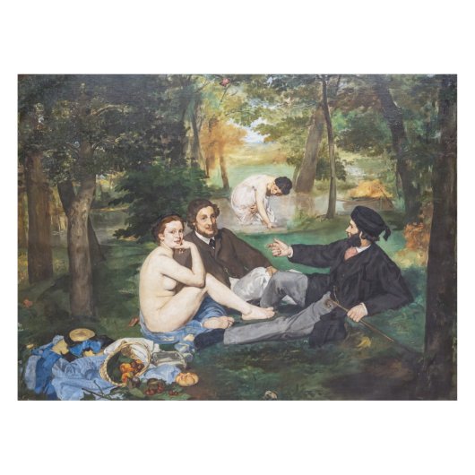 Nappe Edouard Manet - Déjeuner sur l'herbe (Devant (Horizontal))