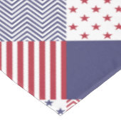 Nappe Édredon blanc des Etats-Unis et bleu rouge (Angle)