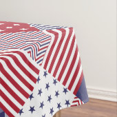 Nappe Édredon blanc des Etats-Unis et bleu rouge (In Situ)