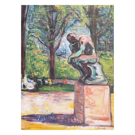 Nappe Edvard Munch - Le penseur de Rodin (Devant)
