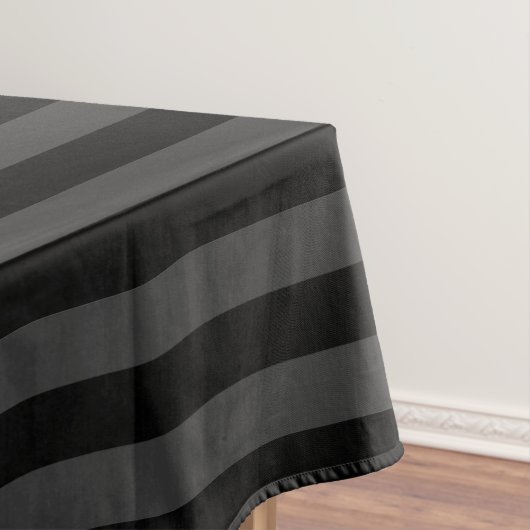 Nappe Elagnat Black & Smoky Black Vertical Stripes (In Situ)